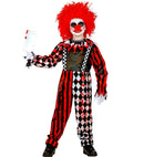 Horror Clown  Jumpsuit, Collar 
