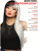 Manic Panic Raven Virgin Downtown Diva Wig 7