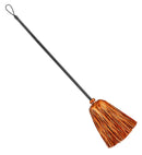 Orange Tinsel Witch Broom 92 Cm