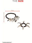 Voodoo Distressed Ivory Jewellery Set Adult 6