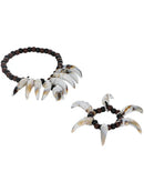 Voodoo Distressed Ivory Jewellery Set Adult 3