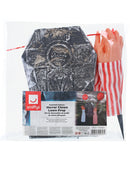Horror Clown Lawn Prop Arm Stakes Headstone Balloon Halloween Party Accessory 2