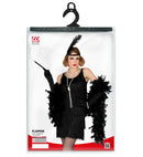 Roaring 20S Flapper  Dress, Headband With Feather 