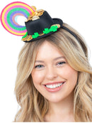 Rainbow Pot of Gold Mini Hat Headband Adult St Patricks Day Costume Accessory 1