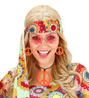 Neon Orange Hippie Necklace & Earrings Sets