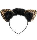 Strass Leopard Ears