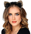 Strass Leopard Ears
