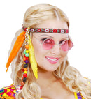 Hippie Headbands With Beads & Feathers