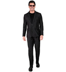 Sparkling Black Party Fashion Suit  Jacket, Pants 