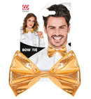 Gold Metallic Bow Tie