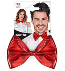 Red Metallic Bow Tie