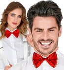 Red Metallic Bow Tie