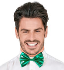 Green Metallic Bow Tie