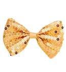 Gold Sequin Bow Tie