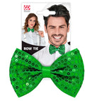 Green Sequin Bow Tie