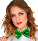 Green Sequin Bow Tie