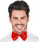 Red Sequin Bow Tie