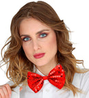 Red Sequin Bow Tie