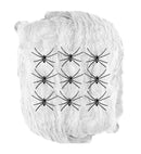 200 G White Spiderweb With 9 Spiders