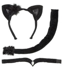 Cat Dress-Up Set  Ears, Choker, Tail 