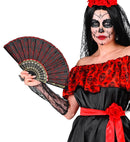 Red Lace Fan