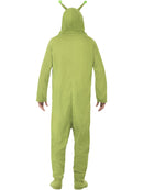 Adult Alien Costume Green All In One with Antennae Topped Hood 3