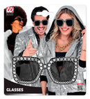 Glasses Strass Black