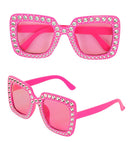 Glasses Strass Pink