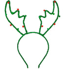 Headpiece Reindeer Green