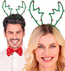 Headpiece Reindeer Green