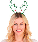 Headpiece Reindeer Green