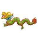 3D Dragon 100X42 Cm