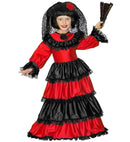 Señorita  Dress With Wire Hoop, Lace Headpiece 