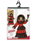 Señorita  Dress With Wire Hoop, Lace Headpiece 