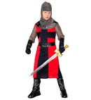 Dark Age Knight  Long Coat, Belt, Armbands, Helmet, Boot Covers 