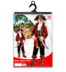 Booty Island Pirate  Coat, Vest With Jabot, Pants With Boot Covers, Belt, Hat, Eye-Patch 
