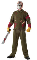 Jason Friday The 13th Deluxe Mens Brown Costume_1 rub-56046STD