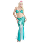 Mermaid  Dress With Pearl Necklace, Headband With Pearls 