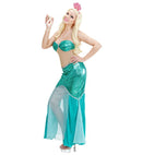 Mermaid  Dress With Pearl Necklace, Headband With Pearls 