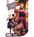 Can Can Dancer 3 Colors Ass.  Dress, Sleevelettes, Garter 