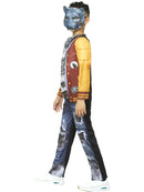 Preppy Werewolf Costume Child Multi Coloured All In One with EVA Mask 3