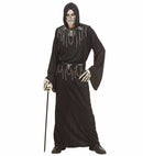 Skull Master  Hooded Robe, Skullcollar With Chains, Skull Belt With Chains 