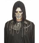 Skull Master  Hooded Robe, Skullcollar With Chains, Skull Belt With Chains 