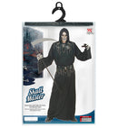 Skull Master  Hooded Robe, Skullcollar With Chains, Skull Belt With Chains 