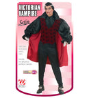 Victorian Vampire  Shirt With Vest, Jabot, Pants, Cape 