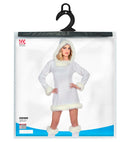 Eskimo  Hooded Dress And Boot Covers With Plush Trim 