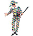 Harlequin  Jacket, Pants, Belt, Hat 