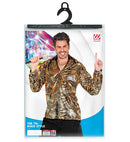 The 70S Disco Style - Golden Waves  Shirt 
