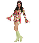 70S Mod 3 Colors Ass.  Dress, Headband 