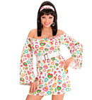 70S Mod  Dress, Belt, Headband 
